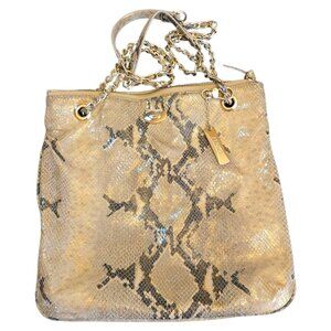 DKNY Leather Python Leather Bag Purse Excellent Condition